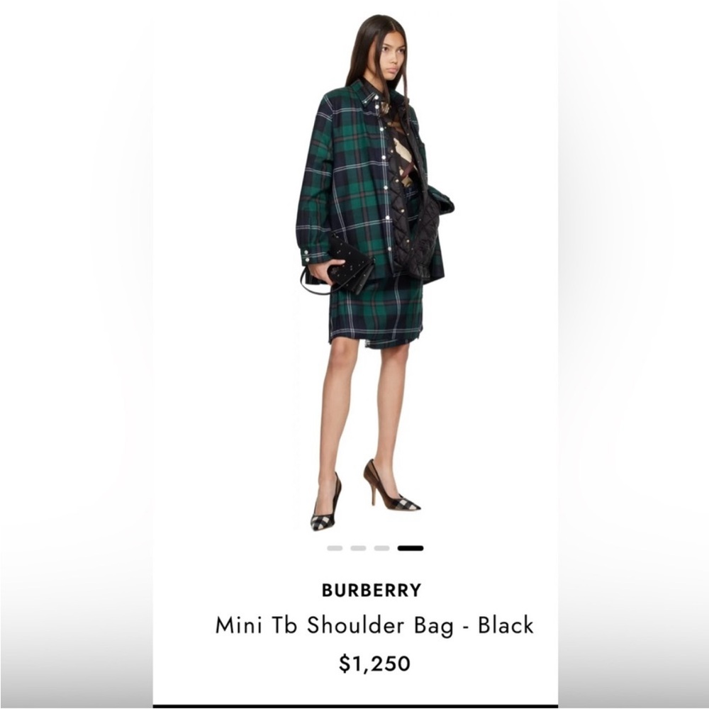 Burberry TB LoGo Mini Shoulder Bag - Picture 9 of 11